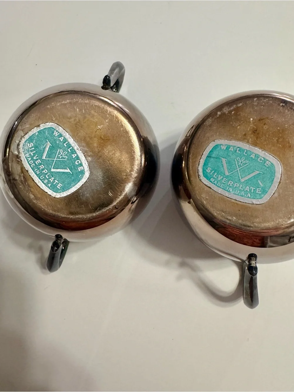 Vintage Silver Plated Creamer and Sugar Set